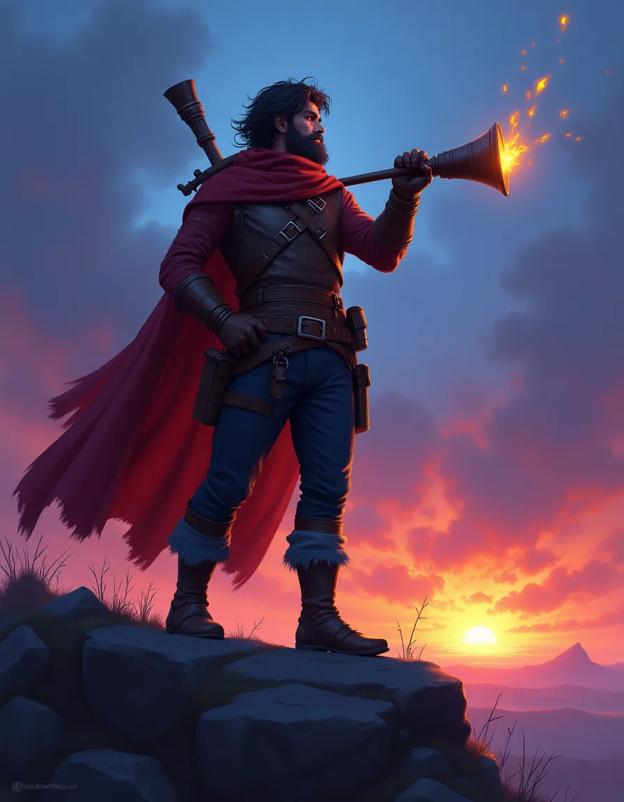 The illustration on Border Patrol, a common unit in Arcana