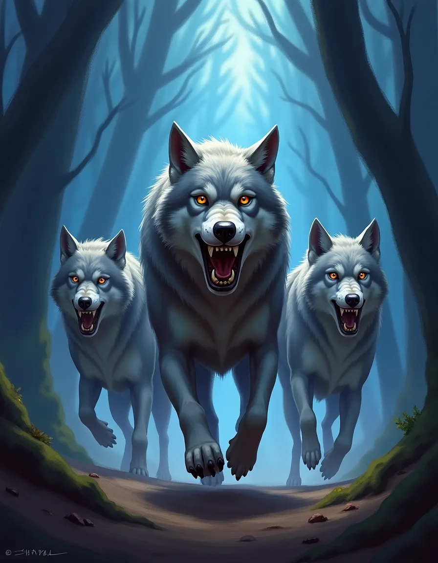 The illustration on Call of the Wild, a common spell in Arcana