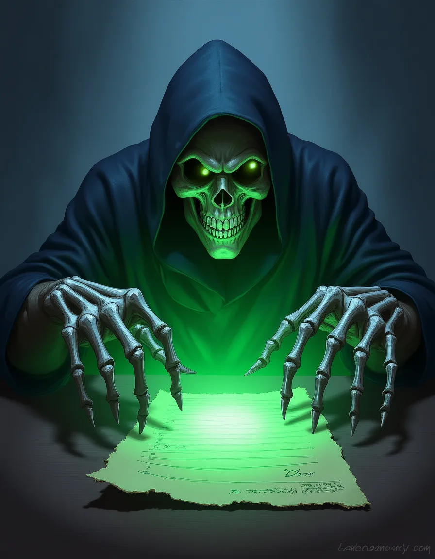The illustration on Undying Pact, a uncommon spell in Arcana