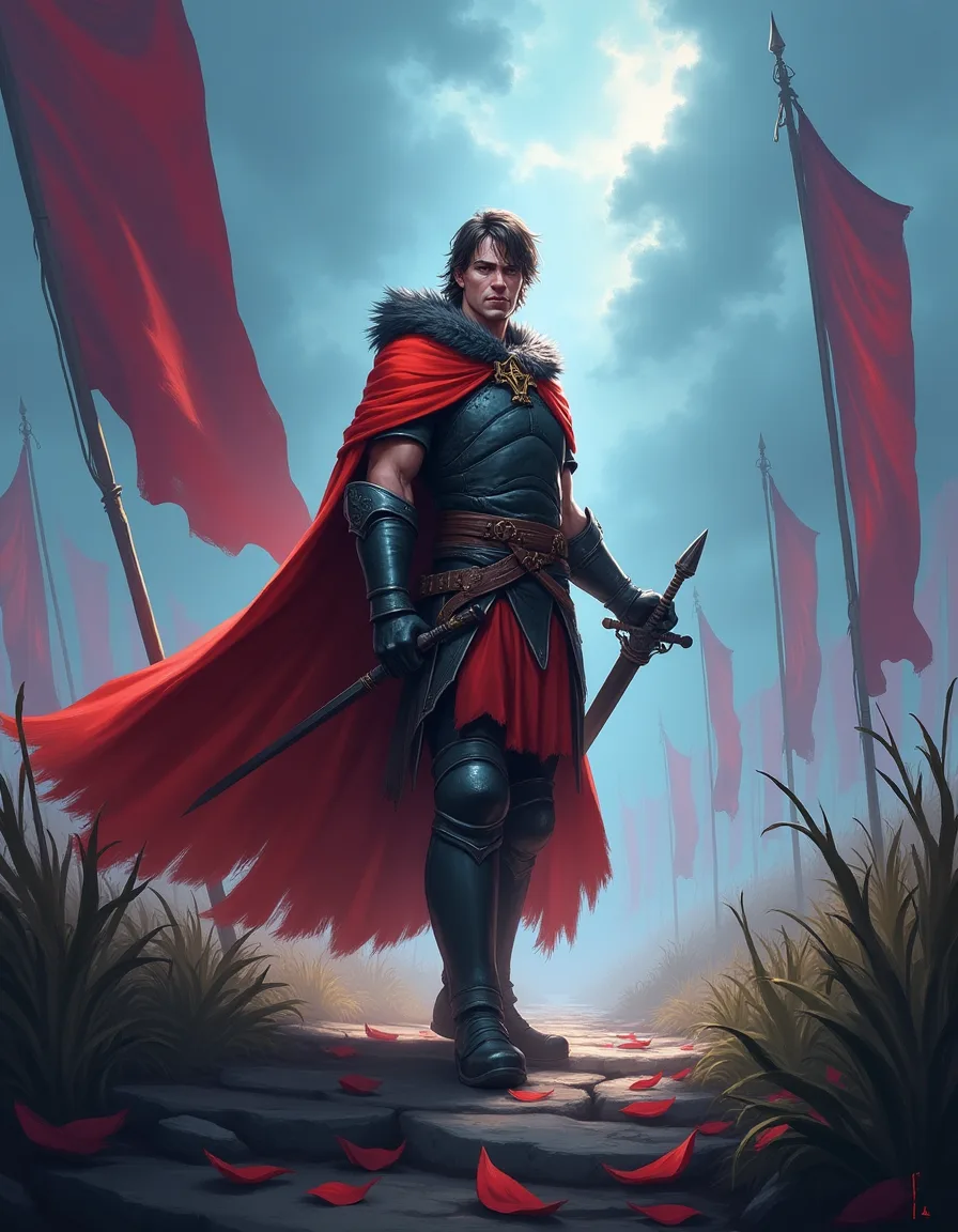 The illustration on Withering Gale, a uncommon spell in Arcana