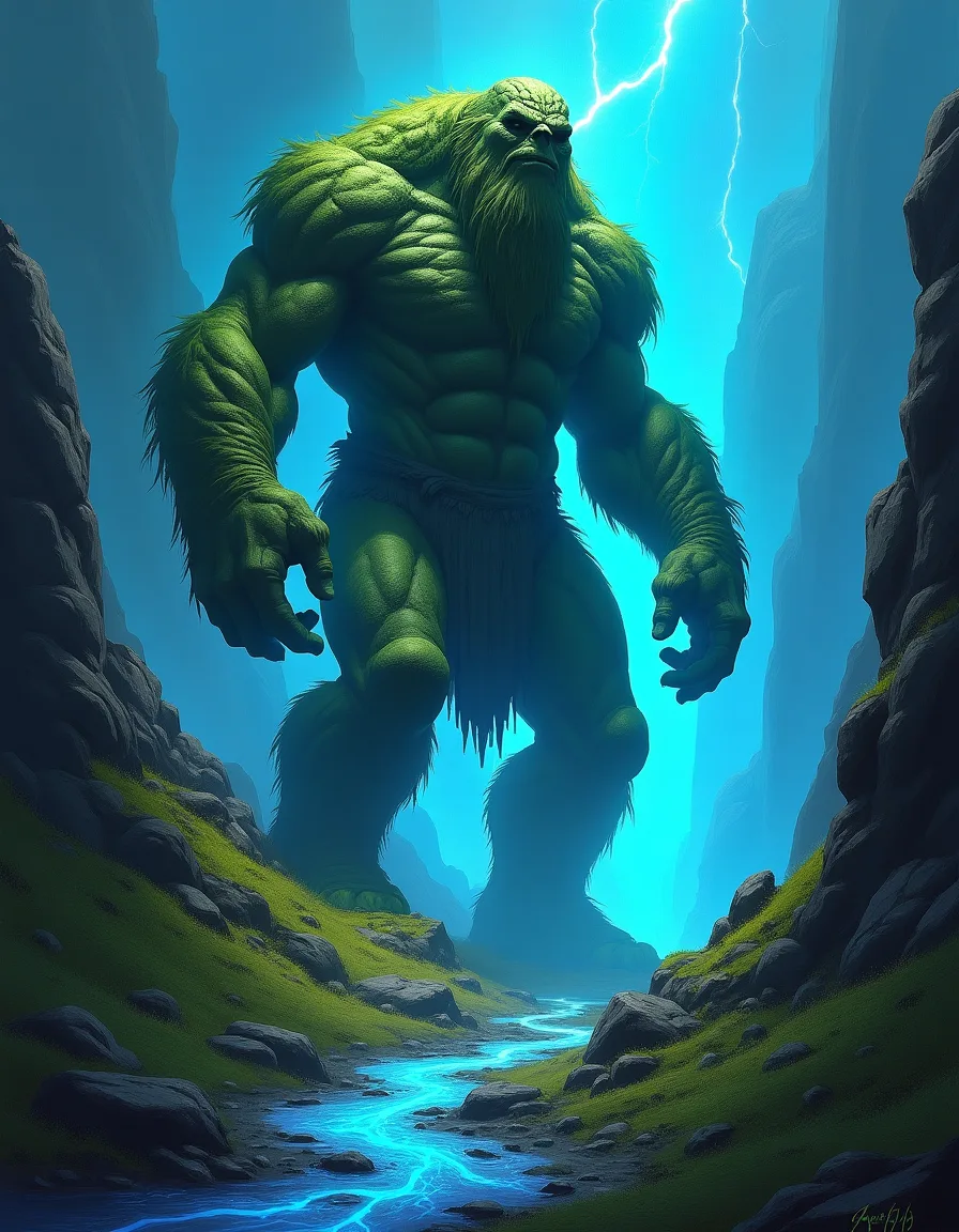 The illustration on Stonewake Elder, a uncommon unit in Arcana