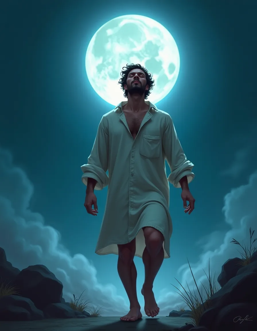 The illustration on Sleepwalker, a common unit in Arcana