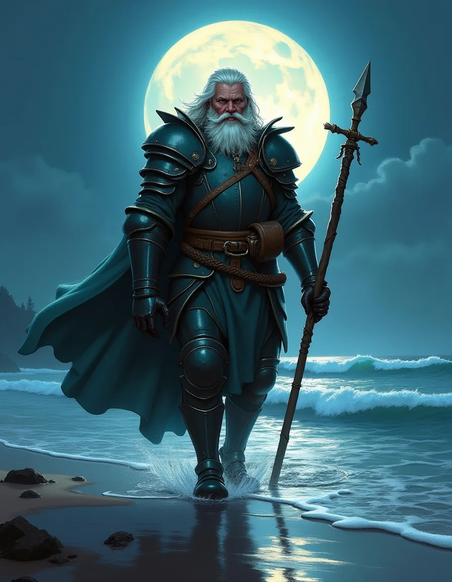 The illustration on Salt Warden, a common unit in Arcana