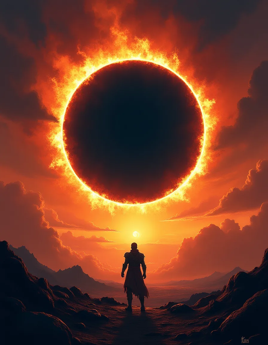 The illustration on Eclipse, a uncommon spell in Arcana