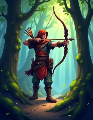 Forest Archer — card art