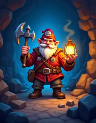Dwarf Miner — card art