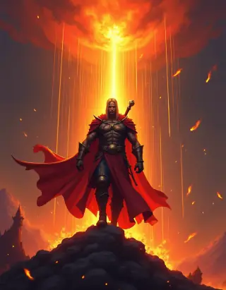 Rain of Fire — card art