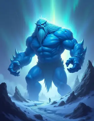 Glacier Giant — card art
