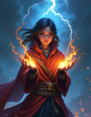 Stormcaller Adept — card art