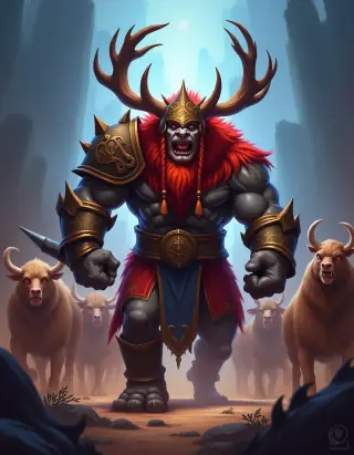 Warchief of the Hunt — card art