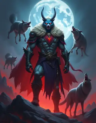 Beastlord Karrow — card art