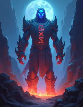 Runebound Colossus — card art