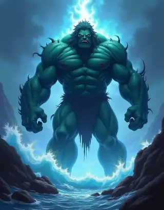 Tidewrought Colossus — card art