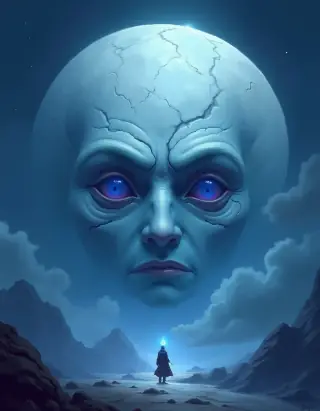 The Sleepless Moon — card art